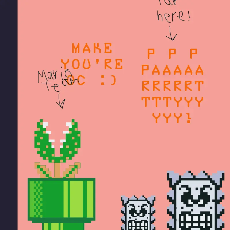 Soccer  Mario bros footbal by @YazanAbujammaah