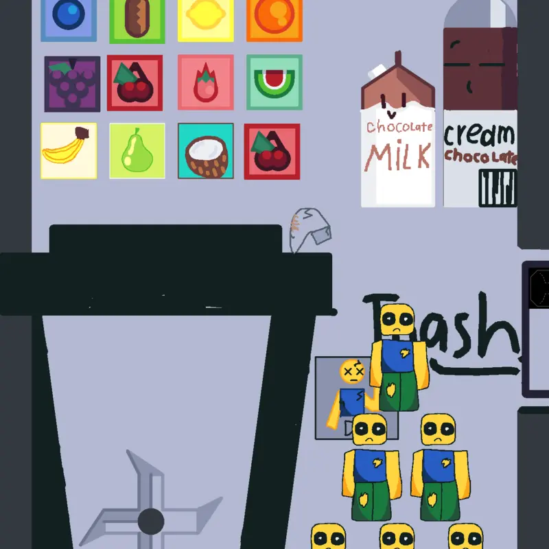 Blender game but I ruined it by @RosaAlzawkariee15