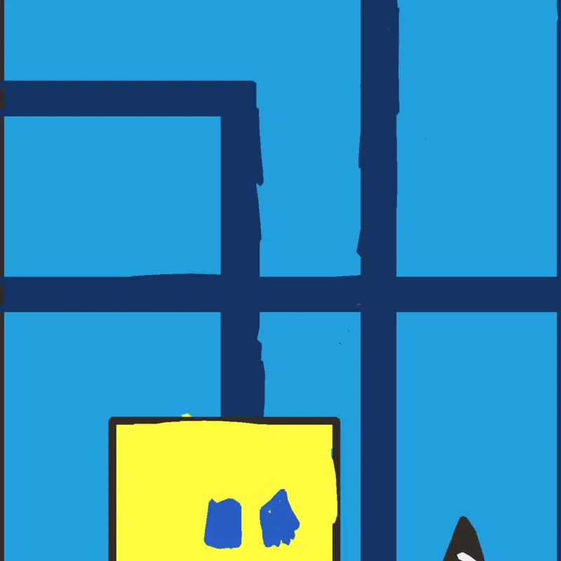 Cube vs spike be like by @sushifann