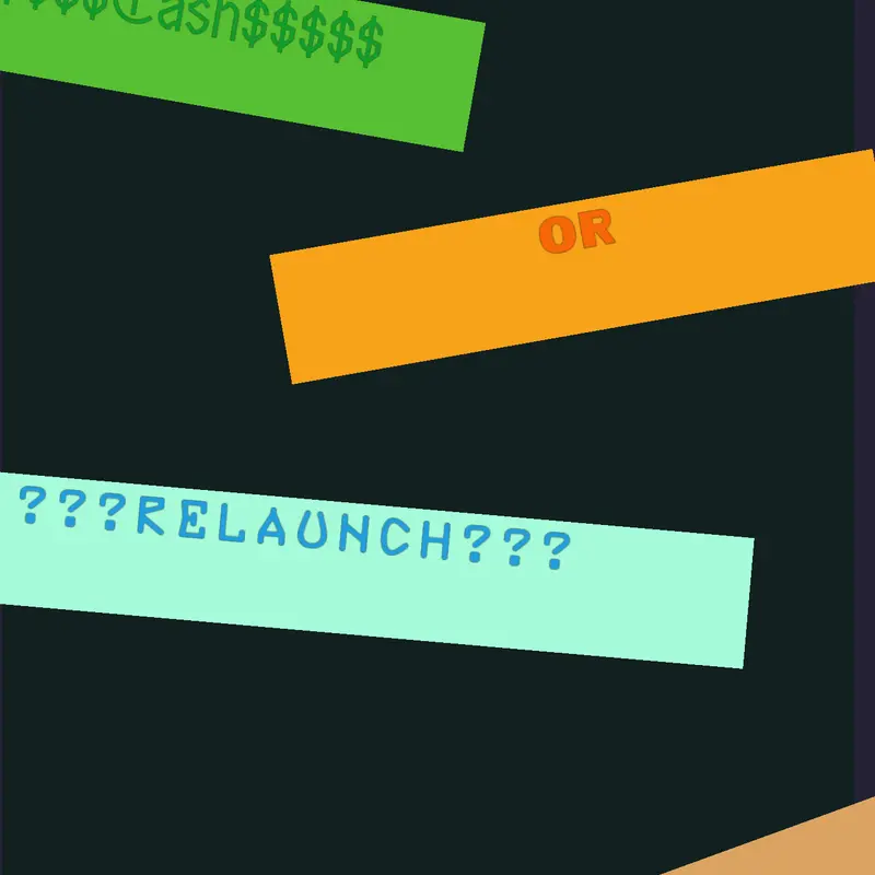 Cash or relaunch by @The_Will