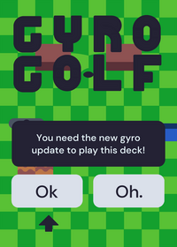 There's a new Gyroscope (tilting) feature in...