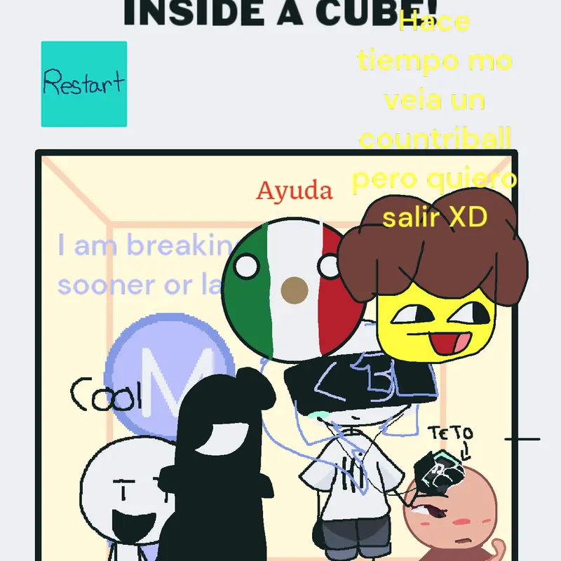 Pongan su oc dentro del cubo XD by @Mateo_XD_SHED