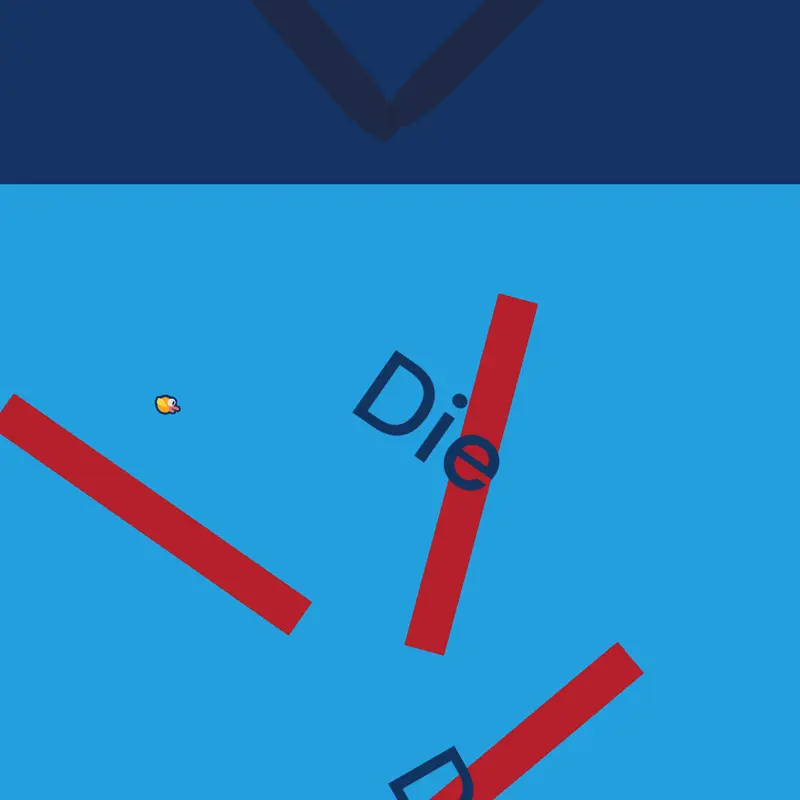Impossible flappy Bird by @notYouTuber