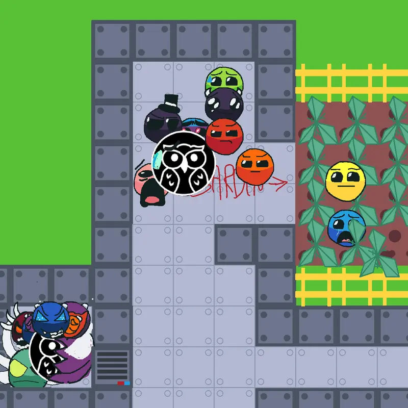 Fire in the halll game survivors by @38372