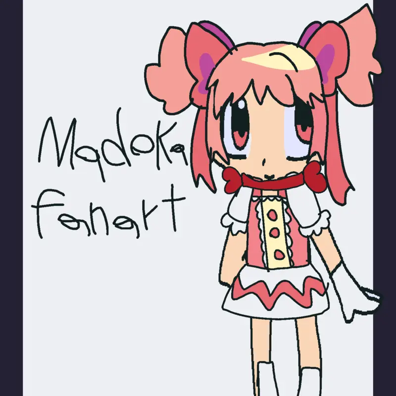 Madoka fanart by @kittymix