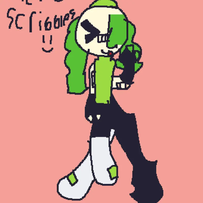 Meet Scribbles! by @1ST_SCRAPS_F3N