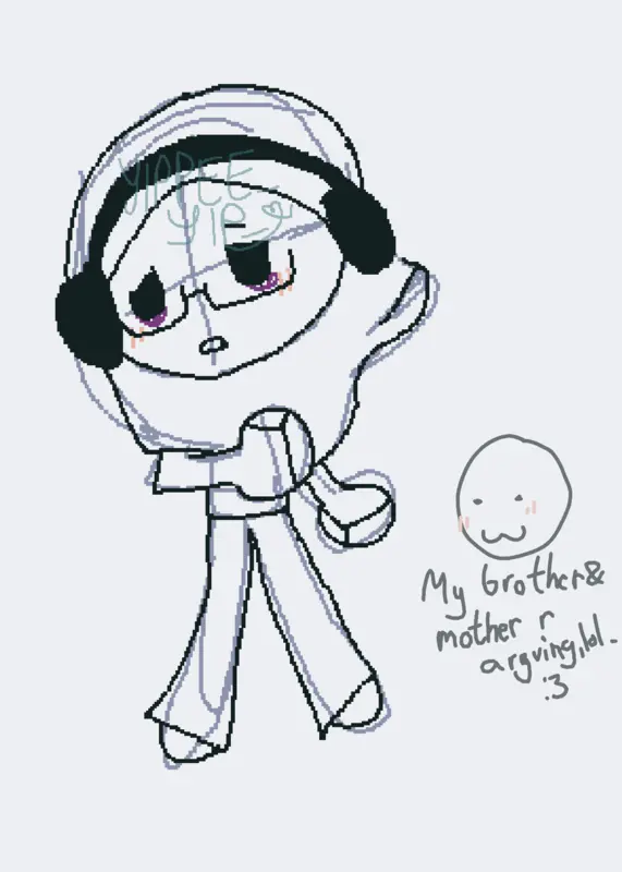 My brother and mum are arguing :3 by @YIPPEE_YIP_