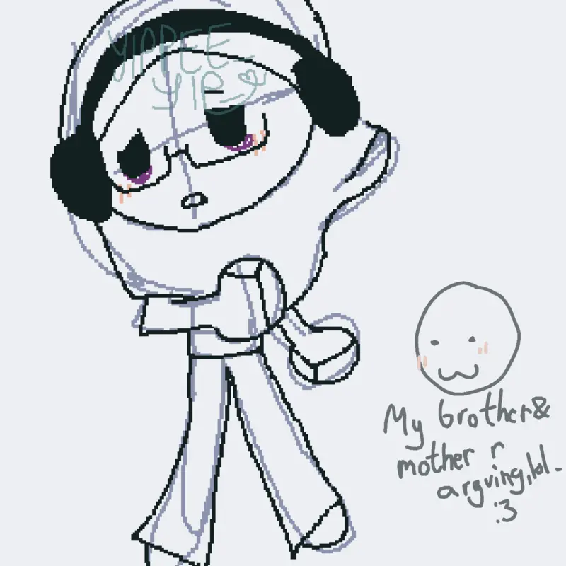 My brother and mum are arguing :3 by @YIPPEE_YIP_