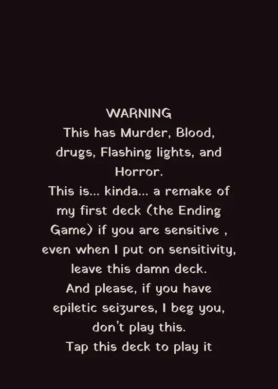 This is not a game. by @ReinoCube_Official
