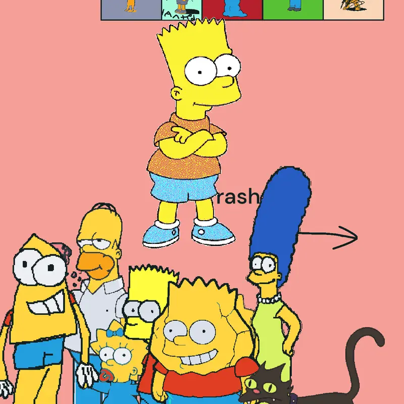 Mess With The Simpsons and cheeze man by @THAT1fortnitegamer