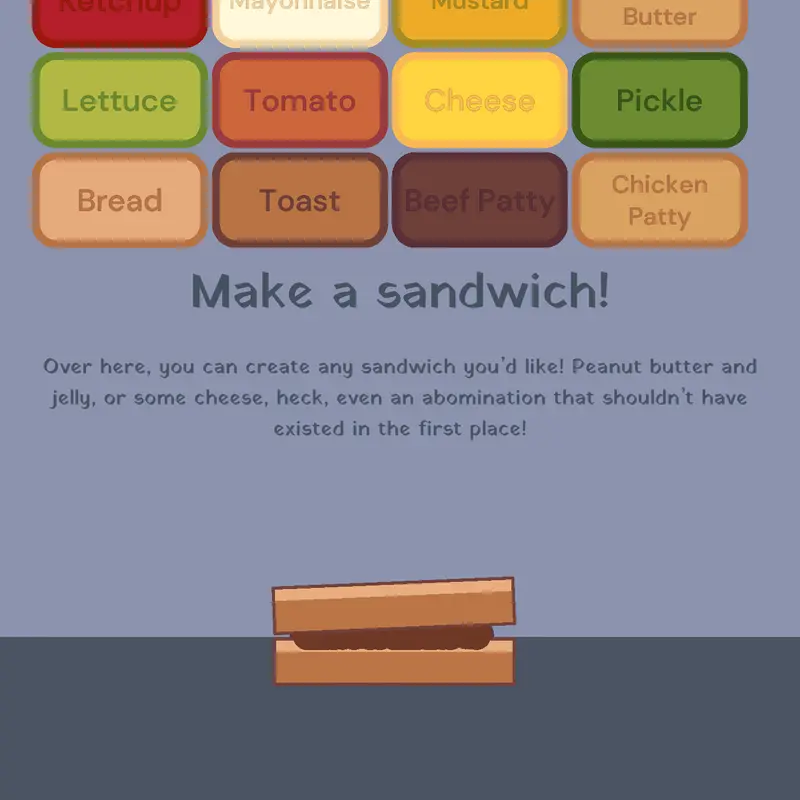 Make A Sandwich! by @KobeMakesDecks