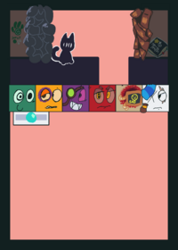 Cat and cubes game