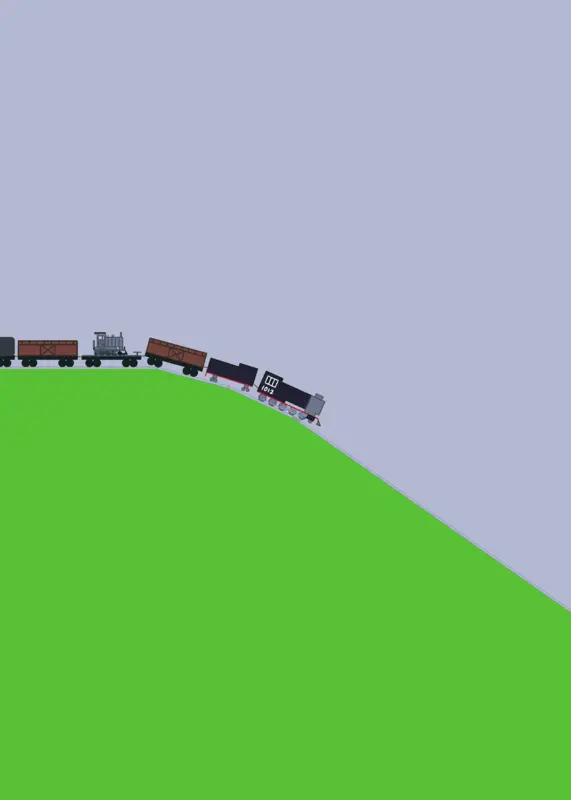 Freight train crash by @thethommans