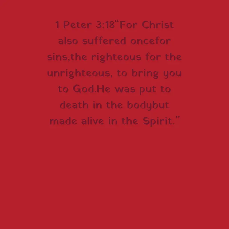 1 Peter 3:18 ⋆. 🍎 ˚ by @Spreadingthegospel