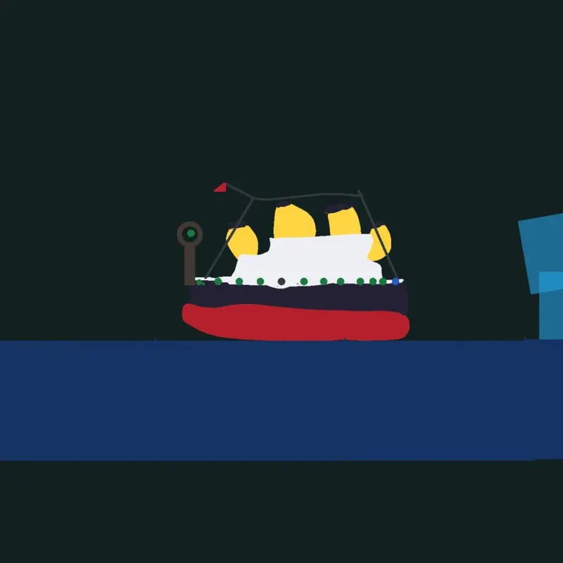 The titanic by @Helloguyskids