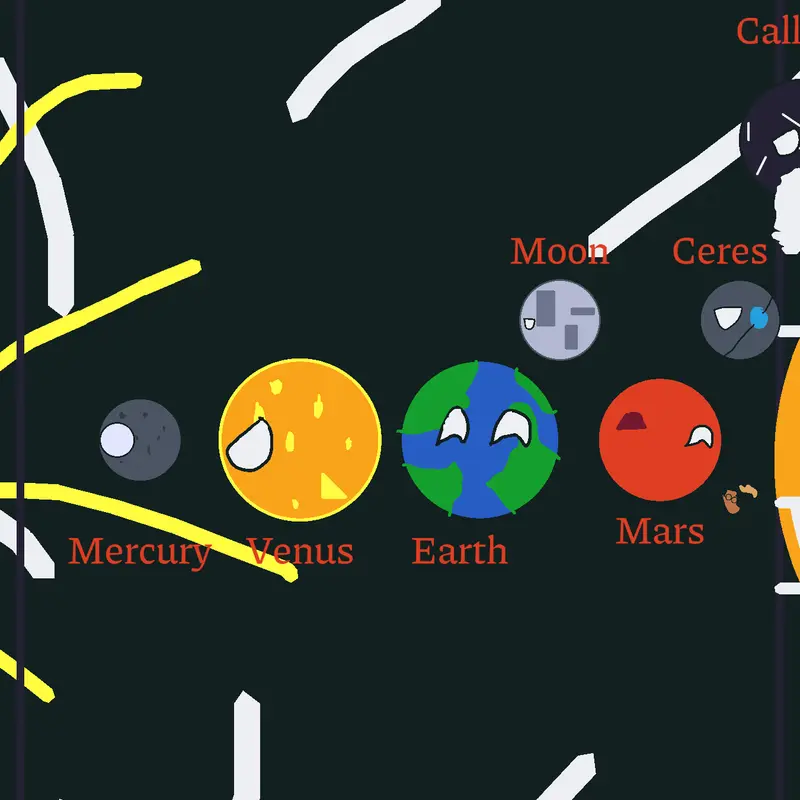 Solar system fun by @Emerbuddygoofy