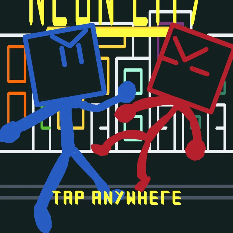 Neon city (Old) by @littledeveloper1236