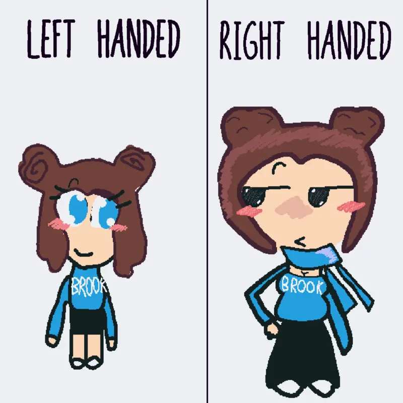 The Right hand drawing was def better- by @Beebrookrp