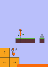 a minor platform game with updates: breaking...