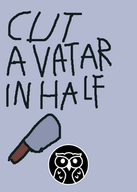 Cut avatar in half