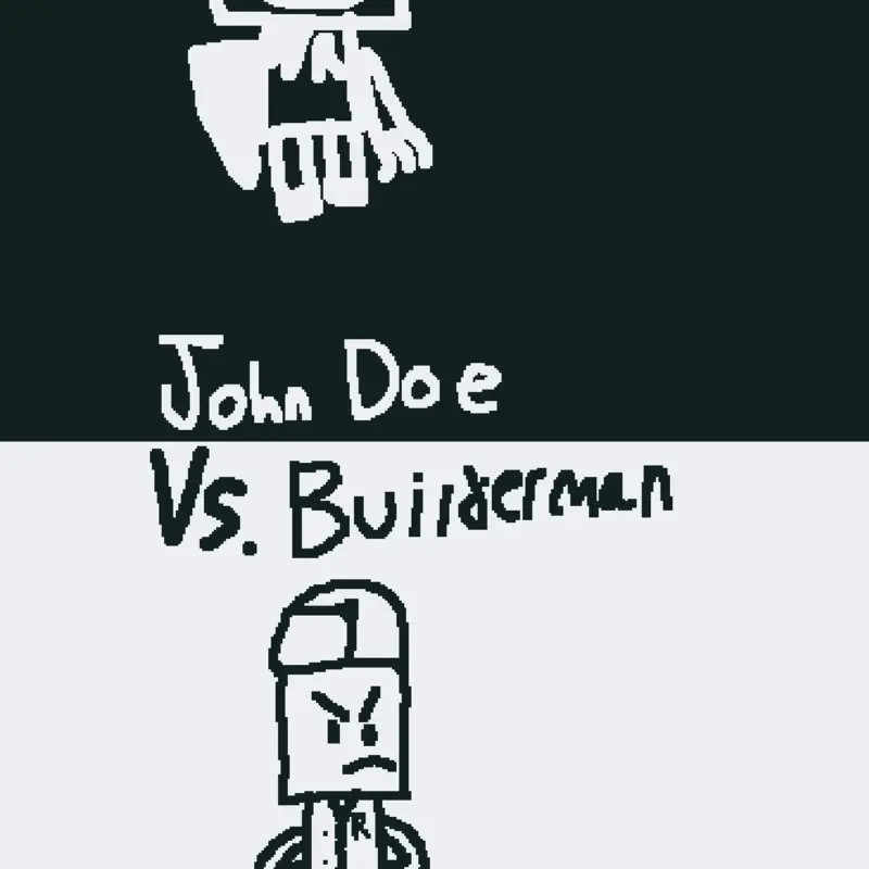 John Doe vs. Builderman by @MLP_TwilightSparkleFan