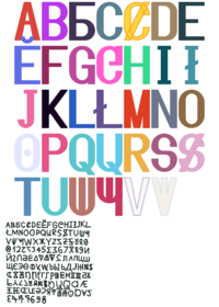 My 2nd Custom language Whyamidothis Alphabet...