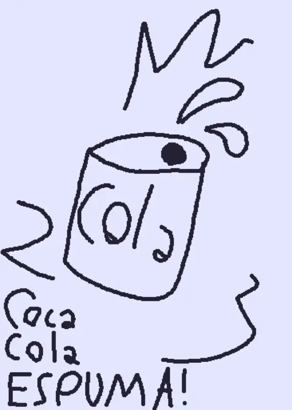 Coca cola espuma!! by @The_tv_guy
