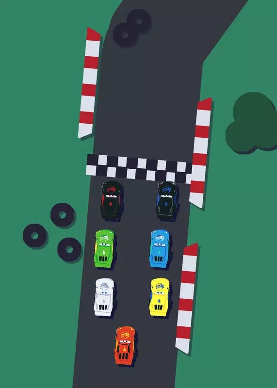 Mcqueen super race by @pietrosoueu123