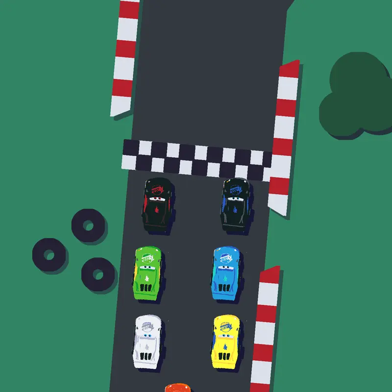 Mcqueen super race by @pietrosoueu123