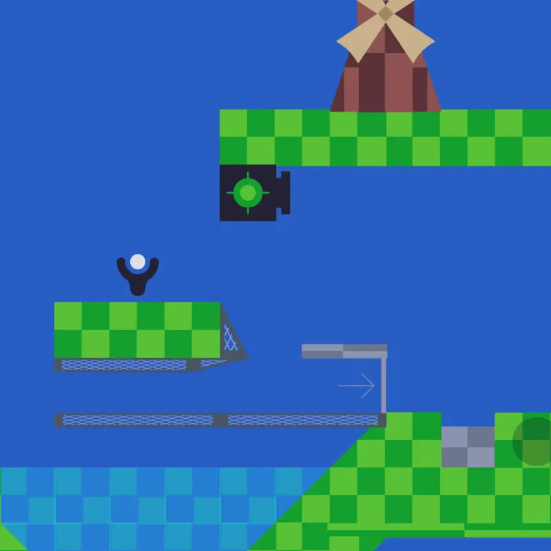(fireball laser, water 1x1) golf by @tariqMahmood1