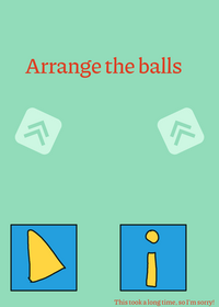 Arrange the balls