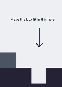 Make the box fit in this hole