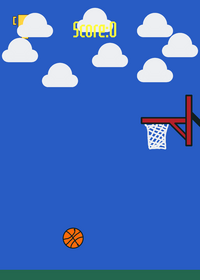 Hard Basketball shot