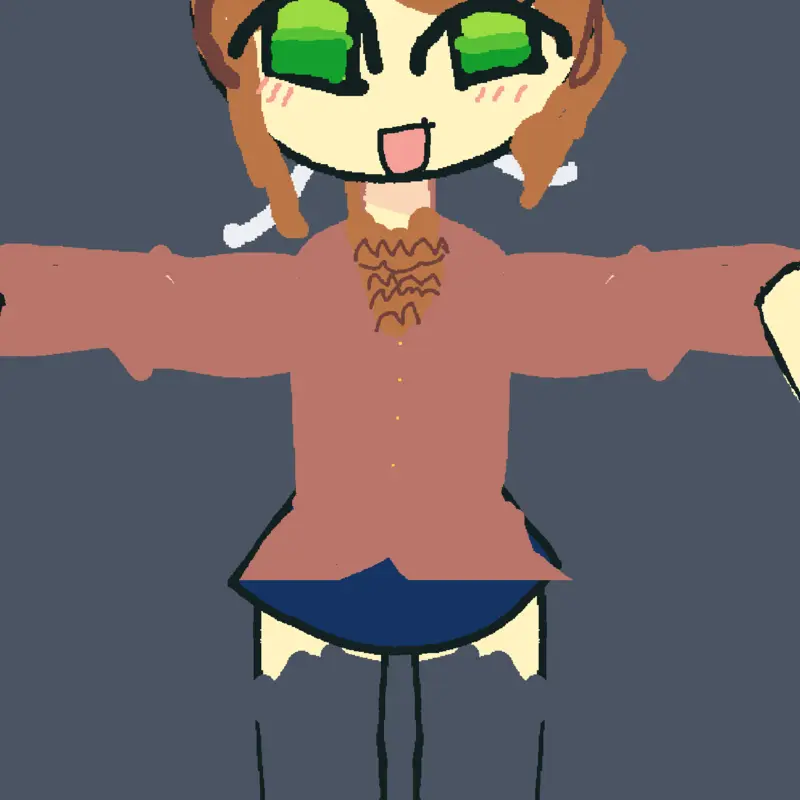 JUST MONIKA JUST MONIKA JUST JUST MONIKA by @Shelly_is_peak
