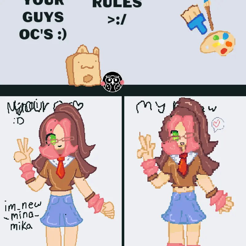 :D credits too I'm_new_mina_mika by @Idho