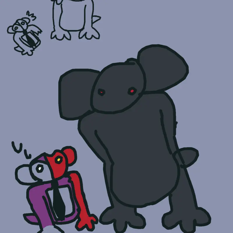 Black poo poo by @Meowau