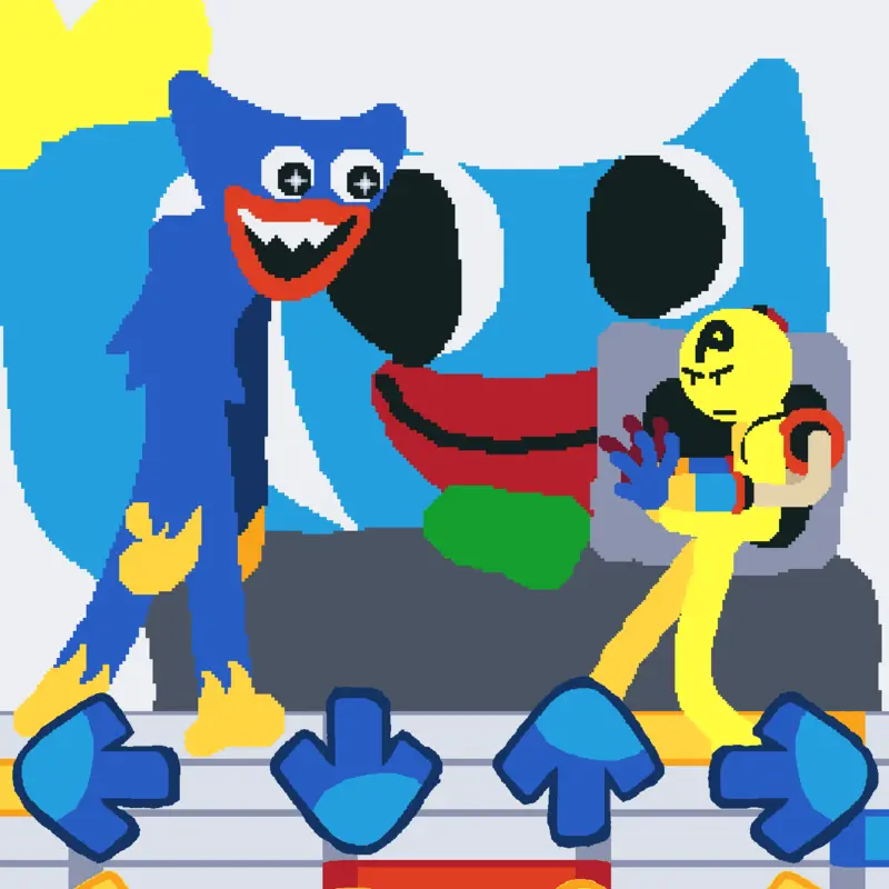 Huggy wuggy fnf by @-huggy-wuggy--