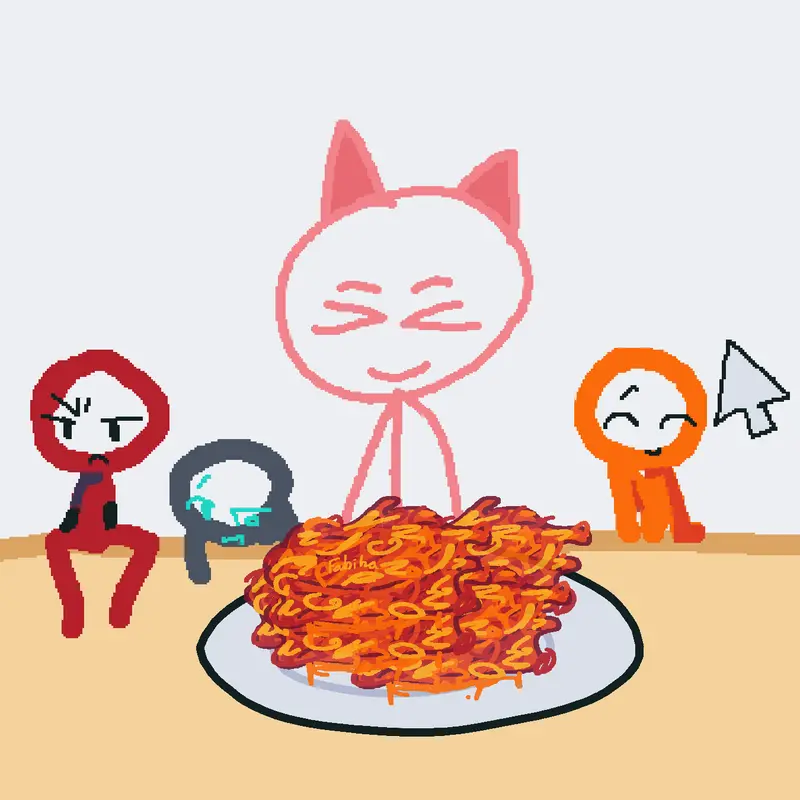 Mukbang stickman by @yourlocalrumi