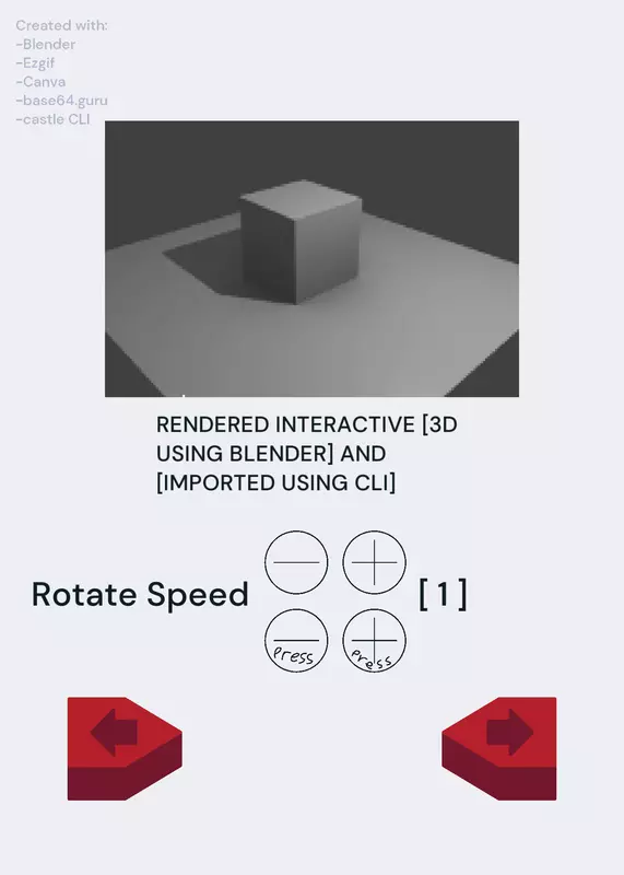 CASTLE 3D INTERACTIVE :) by @Reagan1410