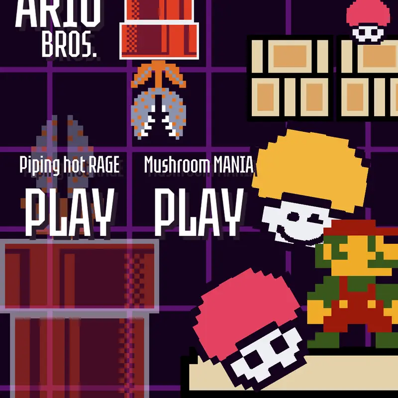 Super ario bros by @SwellingGames