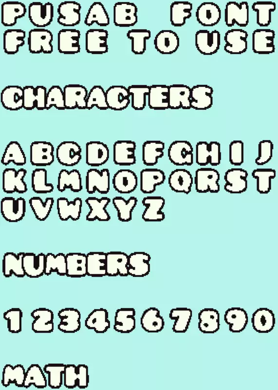 Free to use Pusab font by @tedy_ho