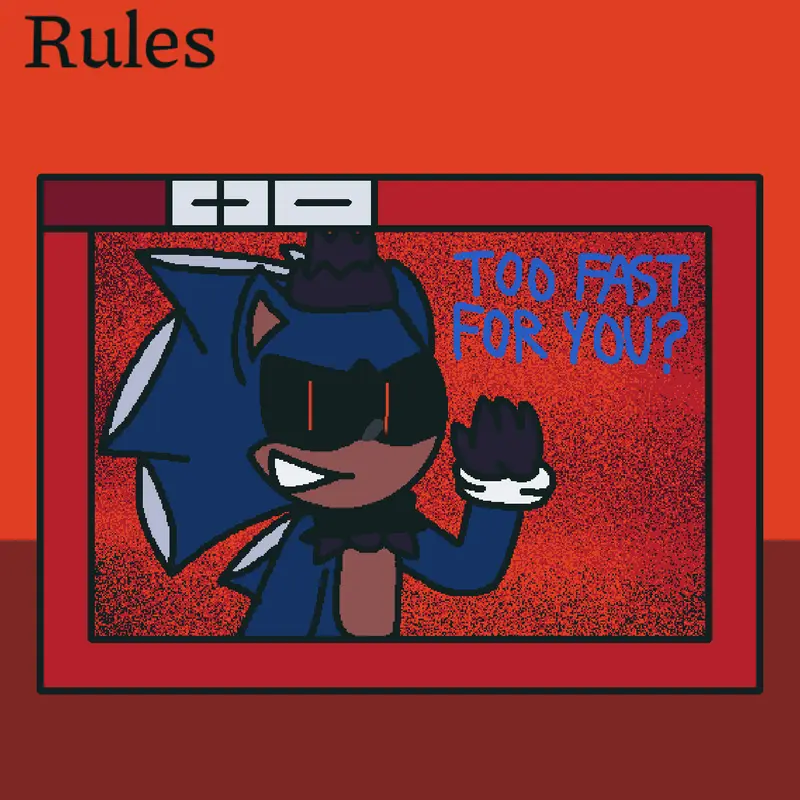 Nightmare Sonic in Y2k Window by @HeitorJogo54