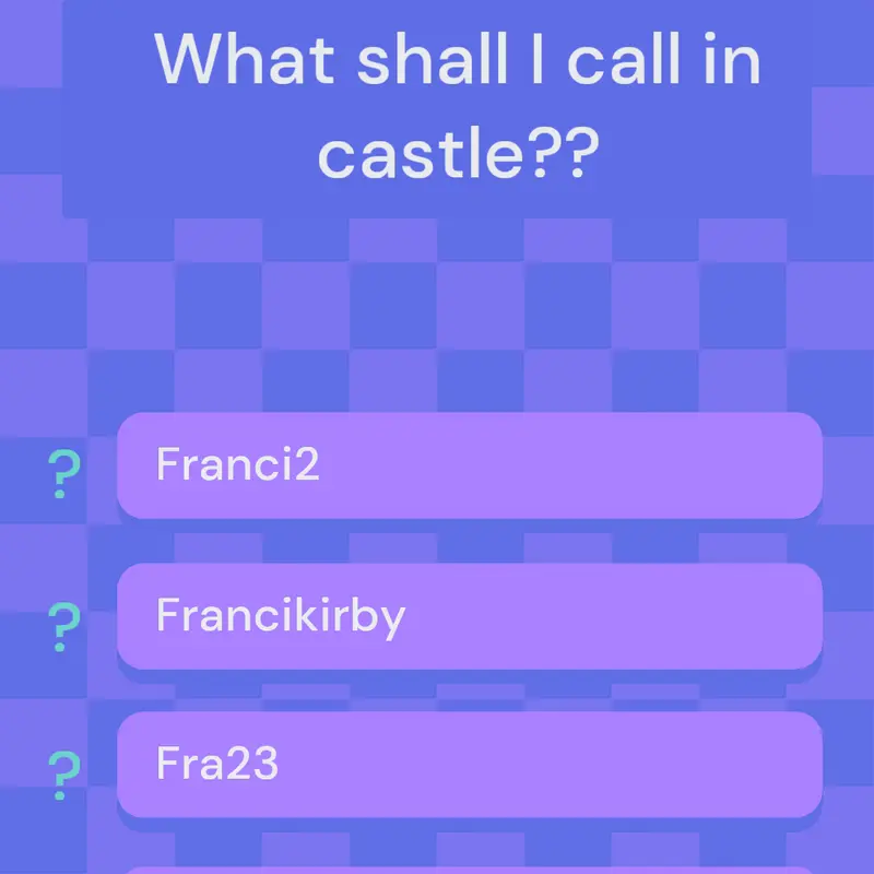 Game by @francykirby
