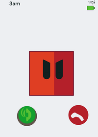 Calling game red cube
