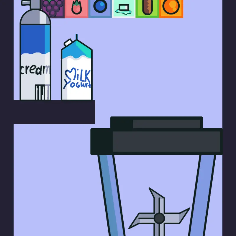 Jump back in the blender by @the_lil_chick