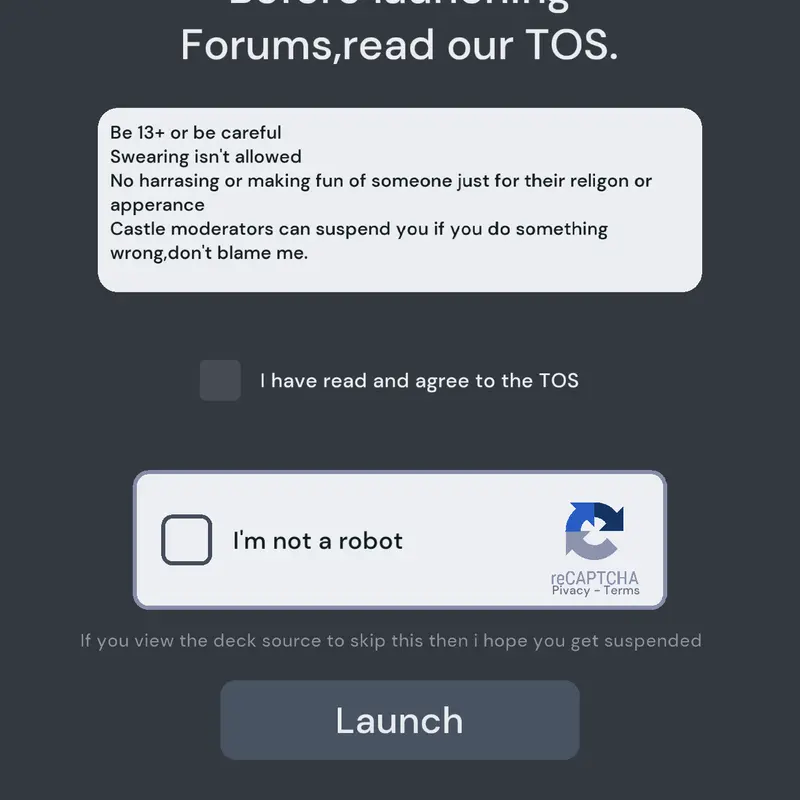 Forums by @kilobyte