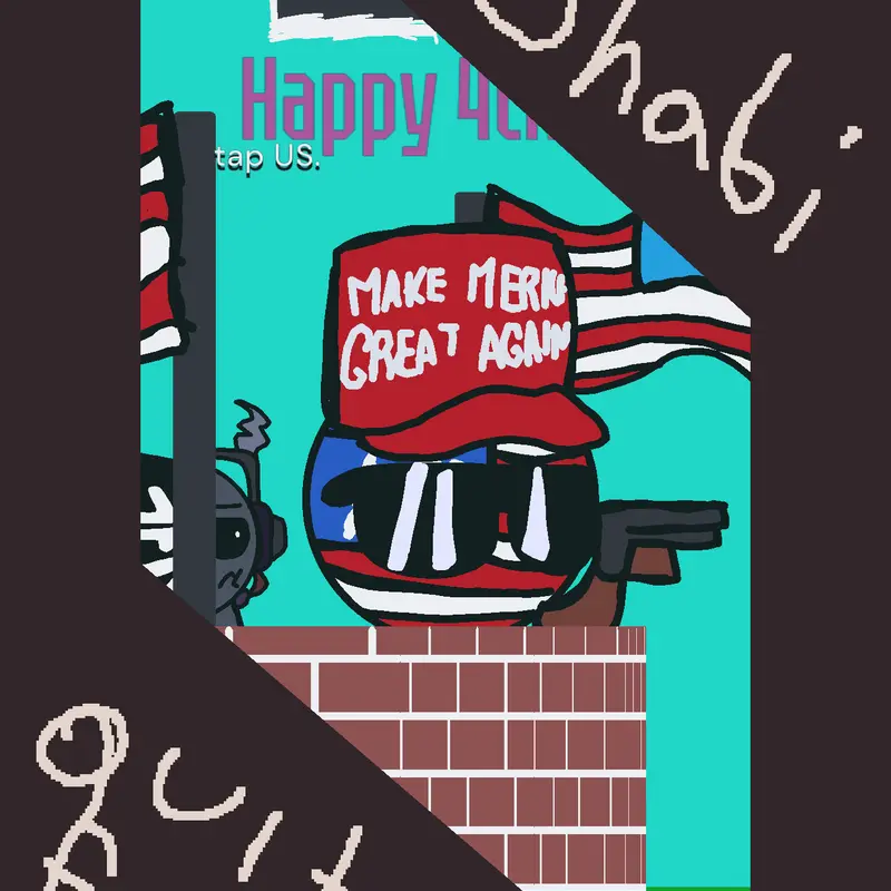 Polandball NSFWorld Wall Mode. by @Shabi