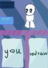 redrawing ocs!!!