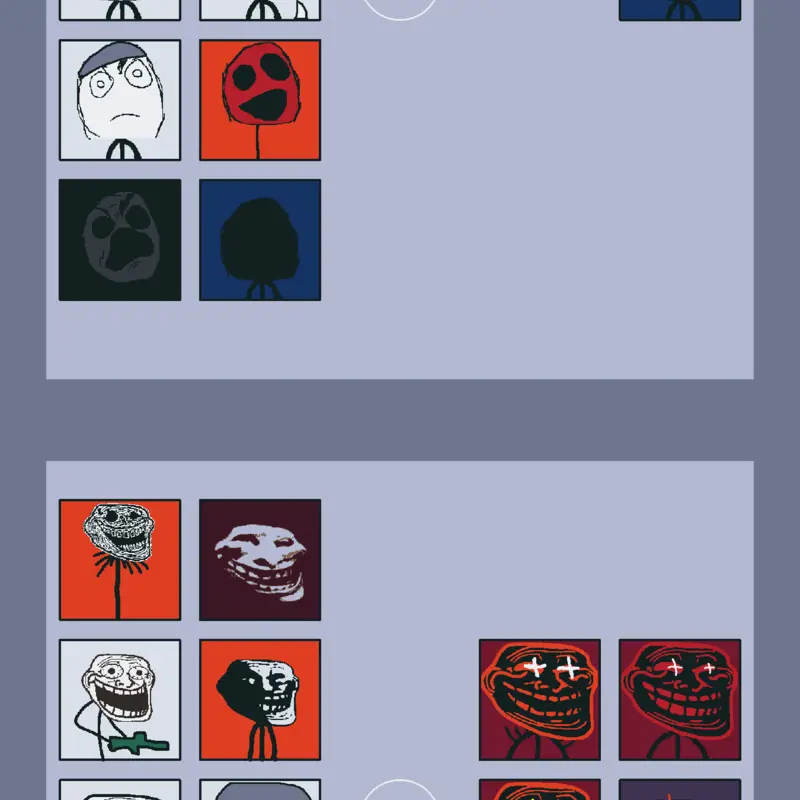 trollface vs derp with sans by @StupidStupidmanisstupid