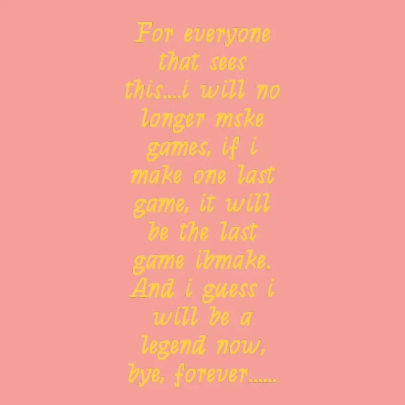 Game by @whyiage